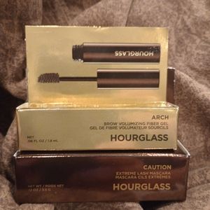 Hourglass Caution Extreme Lash Ultra Black & Brow Volumizing Fiber Gel